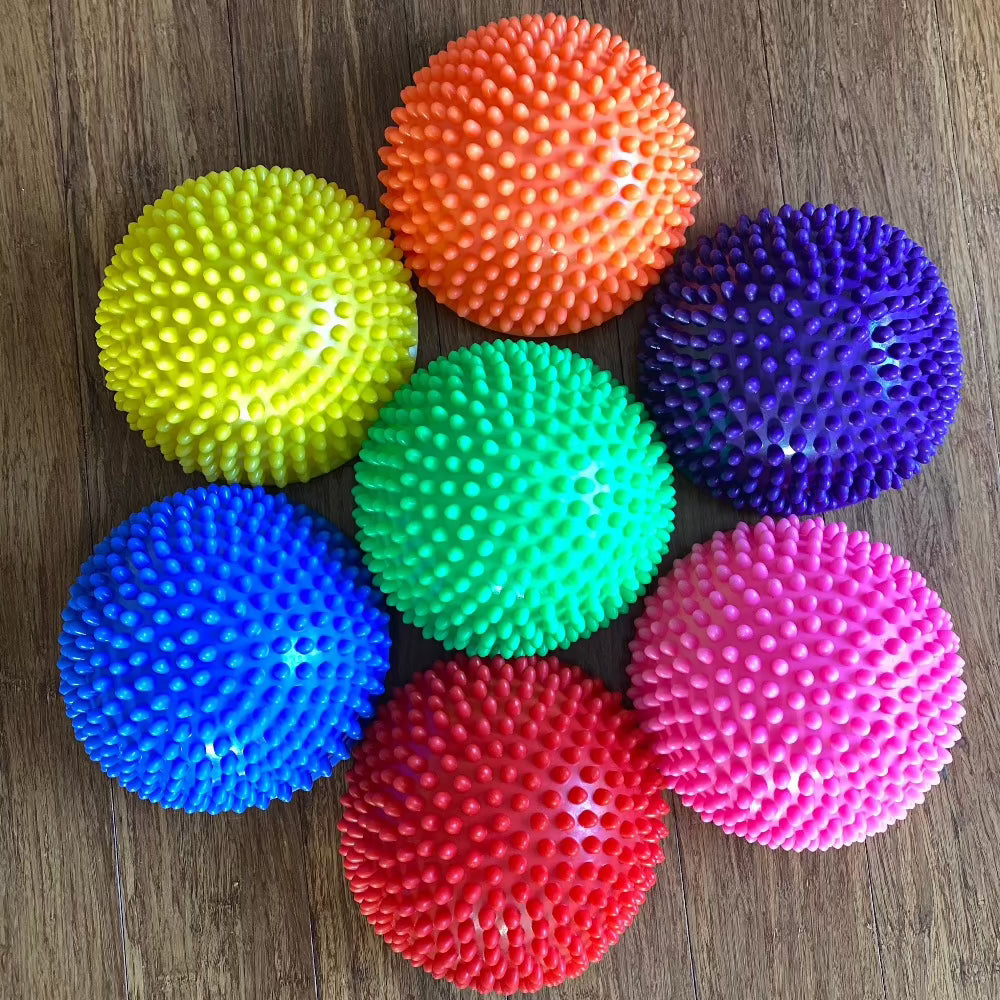 Spiky Half Ball Cushion for Games and Balance Set of 7 Best Sensory T