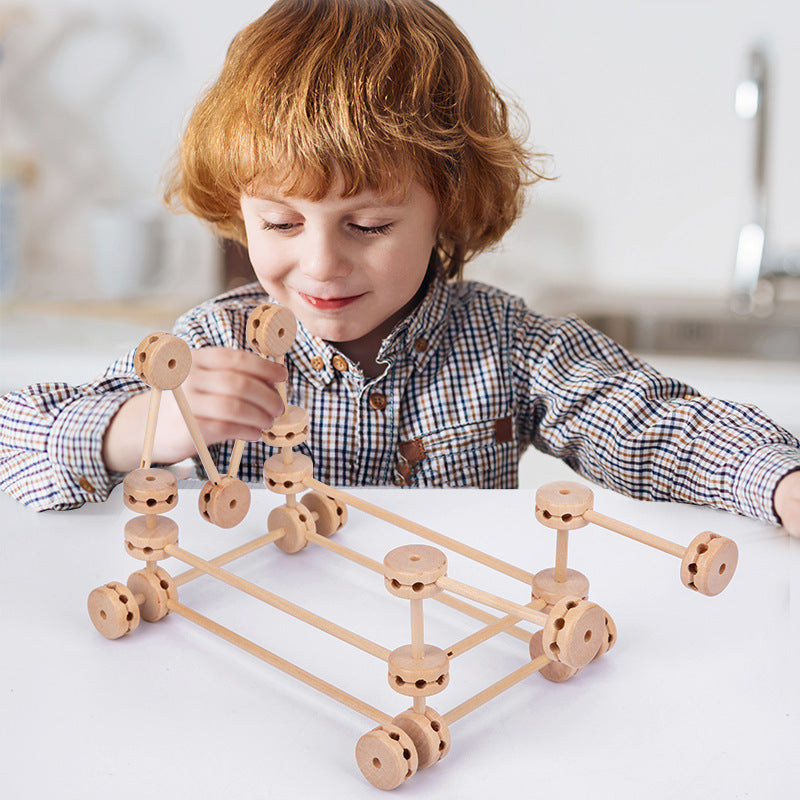 Wooden building Game - Open Ended Wooden Toys – Specialty Toys Australia