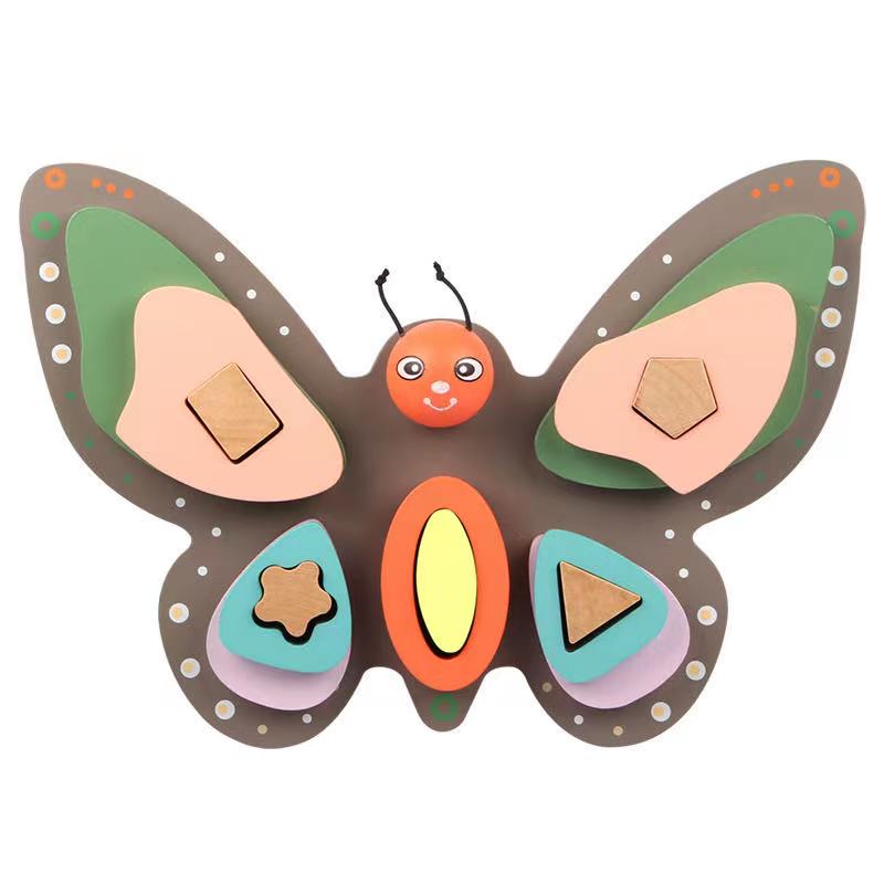 Wooden Butterfly Shape Matching- Fine motor skills toys – Specialty ...