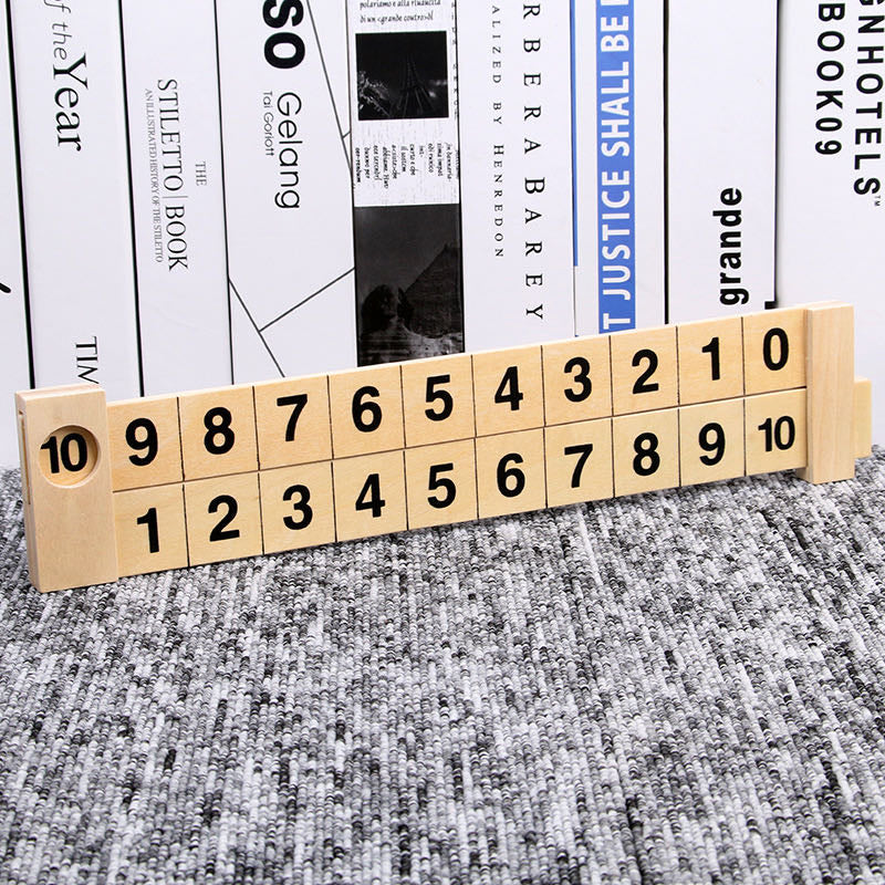 Montessori Wooden calculating ruler-Mathematics toys – Specialty Toys ...